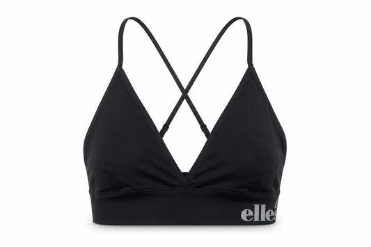 Ellesse Women's Black Gym Tank Top Cropped S