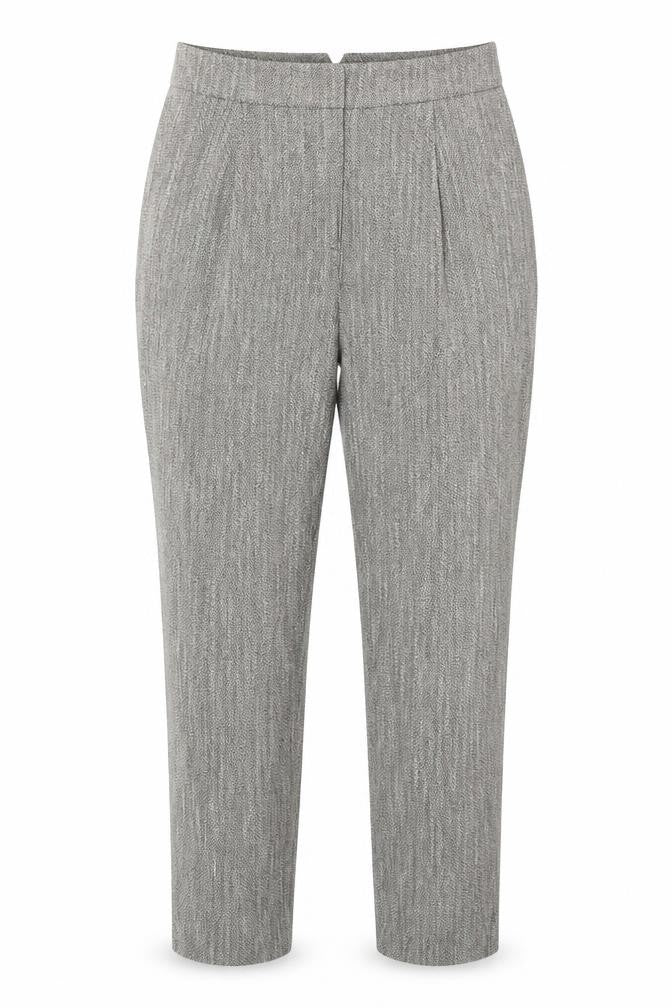 Marks and Spencer Women’s Grey Herringbone Trousers