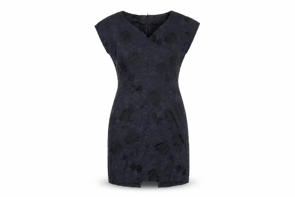 Kays Women's Black Dress Size 12 V-Neck Classic