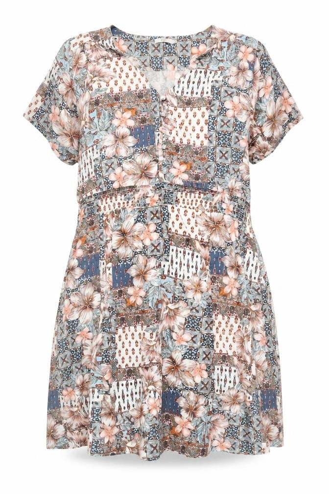 Cotton Traders Women's Multicoloured Floral Dress
