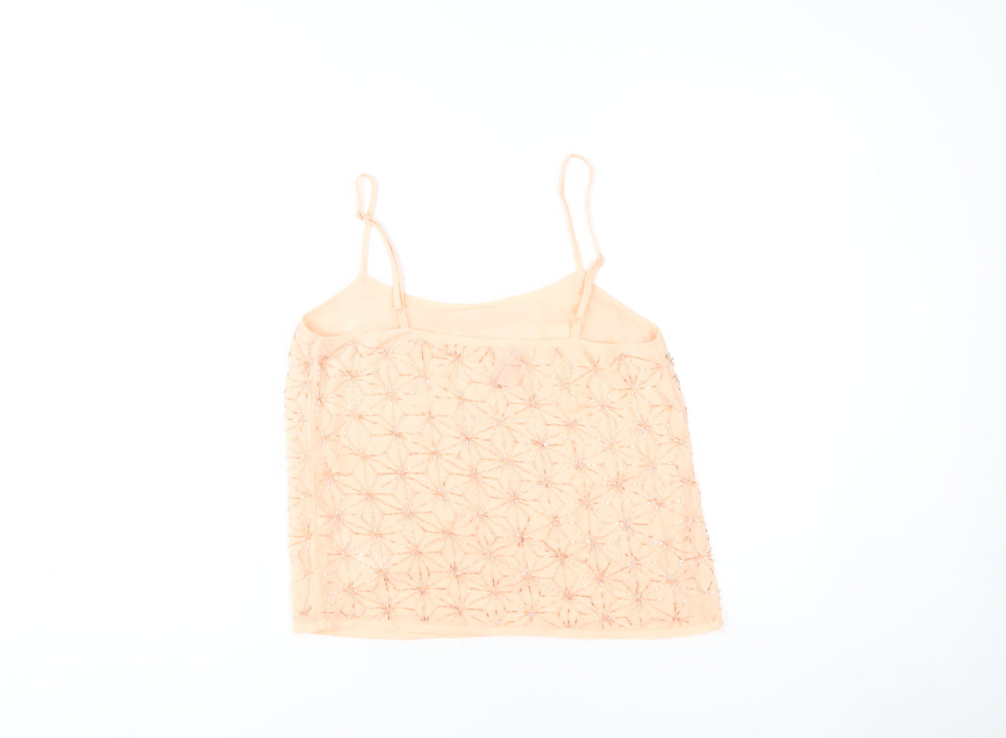 Topshop Women's Orange Camisole Tank Top Size 10