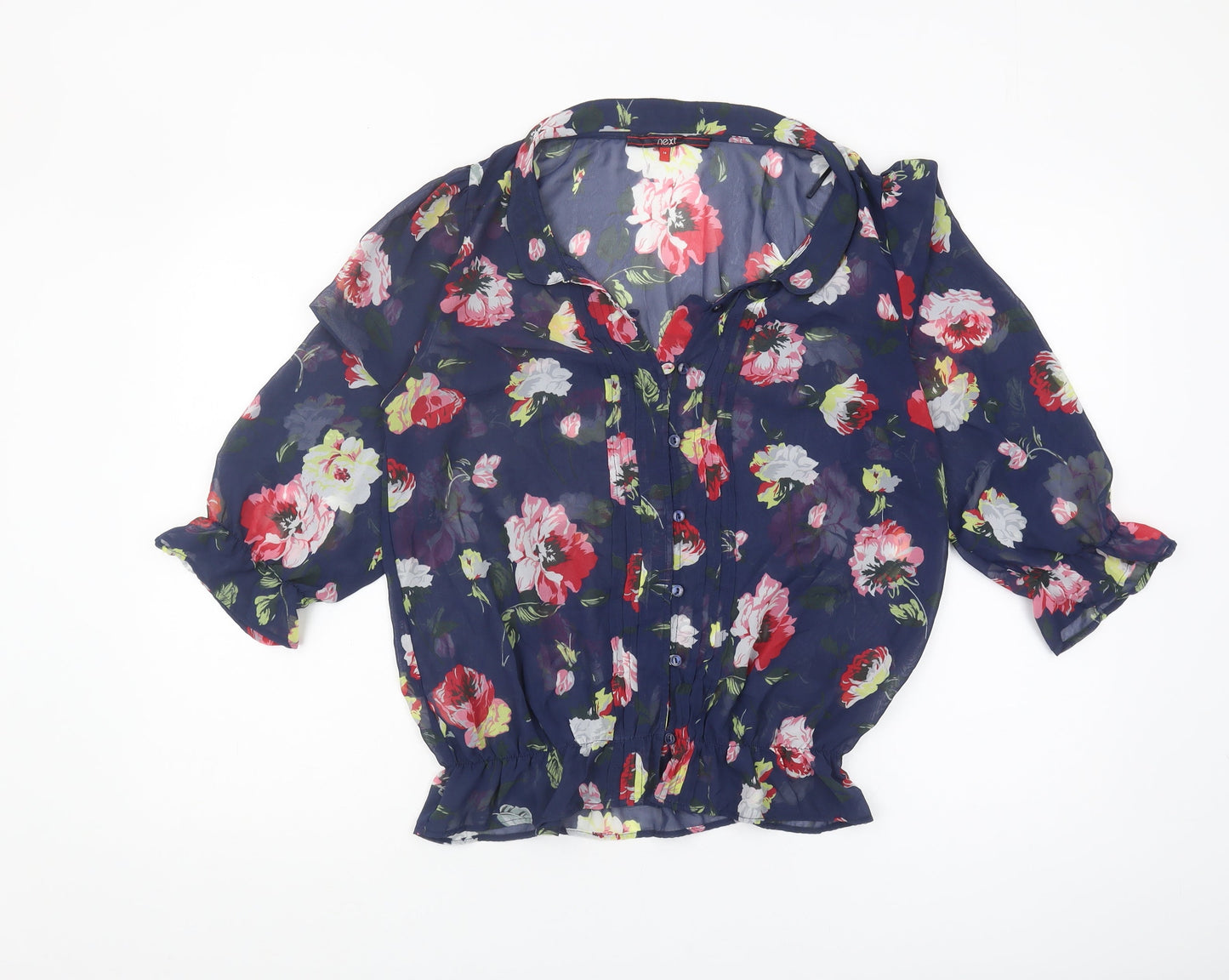 Next Women's Multicoloured Floral Blouse 14 Casual