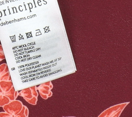 Principles Women's Multicoloured Floral Blouse Size 14