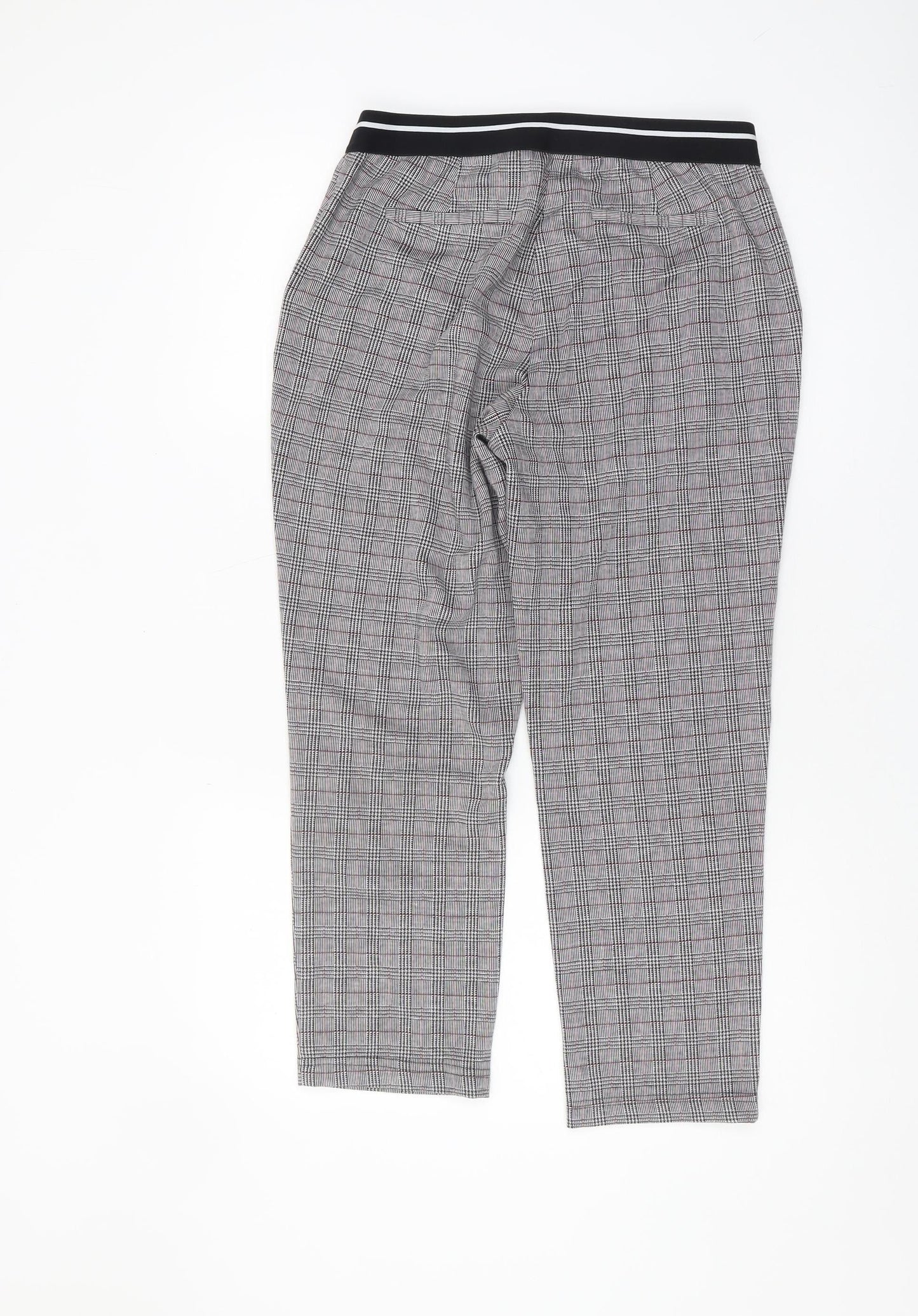 Damart Women's Grey Check Trousers Size 12