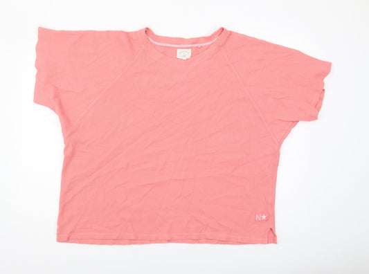 Next Women's Pink Top - Size 20, Short Sleeve