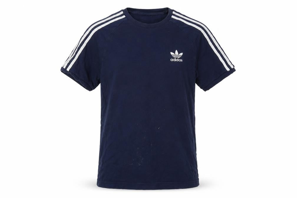 Mens UK Size S adidas Blue  Cotton T-Shirt