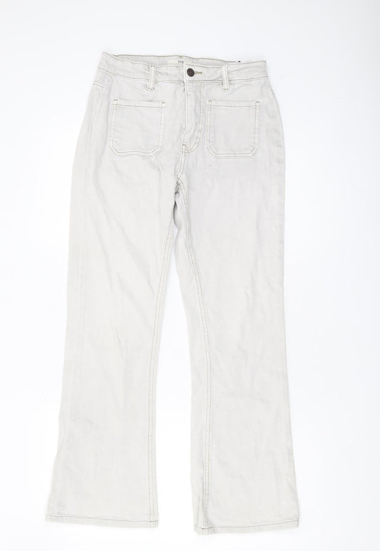 STR Women's Beige Straight Leg Jeans Size 8