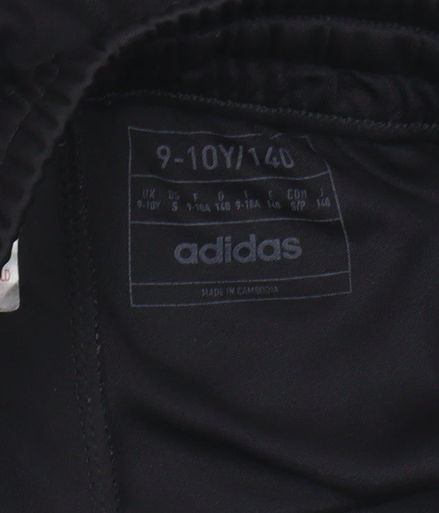 Adidas Boys Black Athletic Shorts 9-10 Years