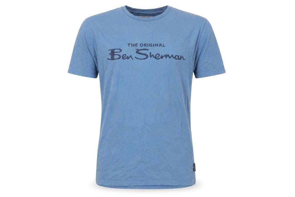 Ben Sherman Boys Blue T-Shirt, 12-13 Years, Graphic Logo