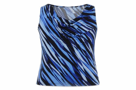 Womens UK Size L Calvin Klein Blue Polyester Blouse