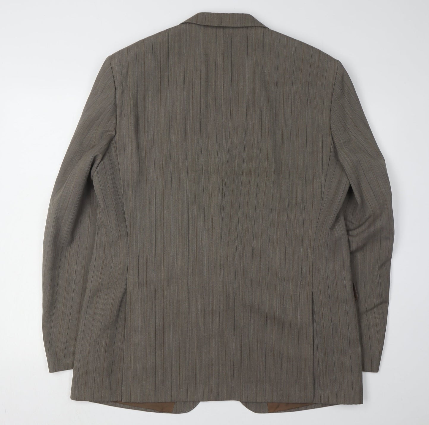 Odermark Men's Brown Striped Blazer, 44R Classic Style