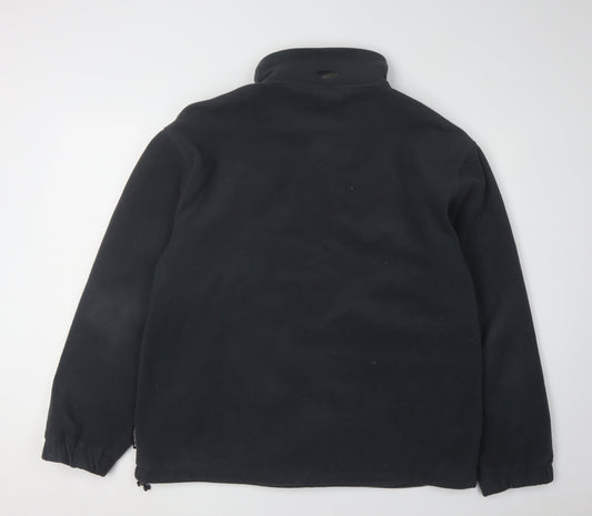 Mountain Life Men's Black Fleece Jacket L