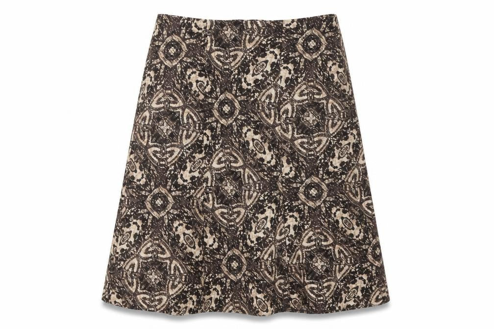 Marks and Spencer Women's Multicoloured Knee Length Skirt
