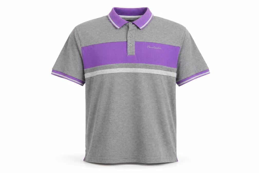 Pierre Cardin Men’s XL Grey Polo Shirt - Stylish Casual