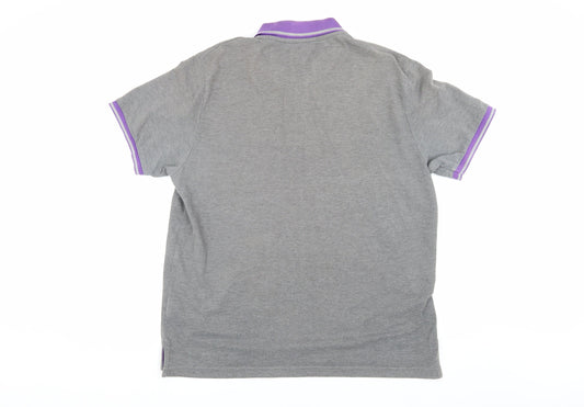 Pierre Cardin Men’s XL Grey Polo Shirt - Stylish Casual