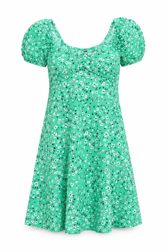 Friends Like These Women's Green Floral A-Line Dress Size 12