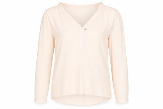 Womens UK Size S Dolan Left Coast Collection Beige Polyester Blouse