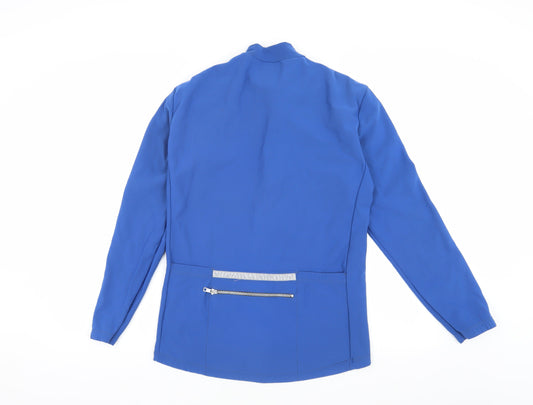 De Marchi Men's Blue Cycling Jacket M Slim Fit