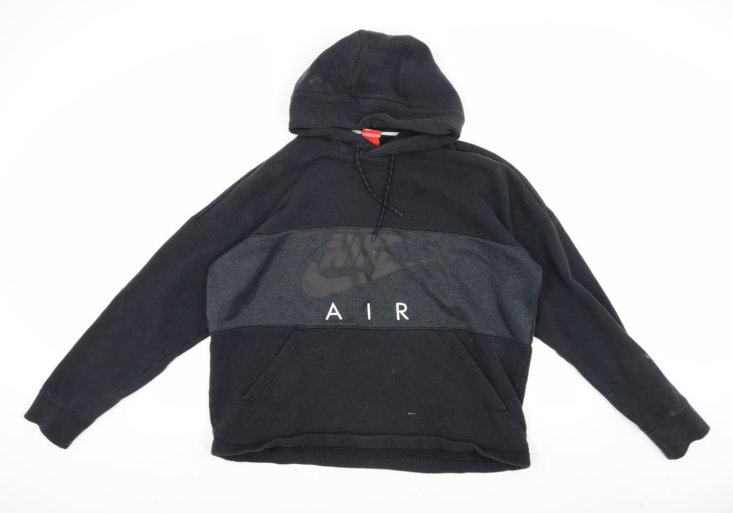 Nike Men's Black XL Pullover Hoodie with Logo