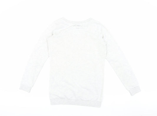 Billabong Men's Grey Graphic Pullover Sweatshirt, M