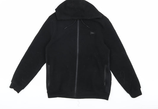 Everlast Men's Black Hooded Jacket L