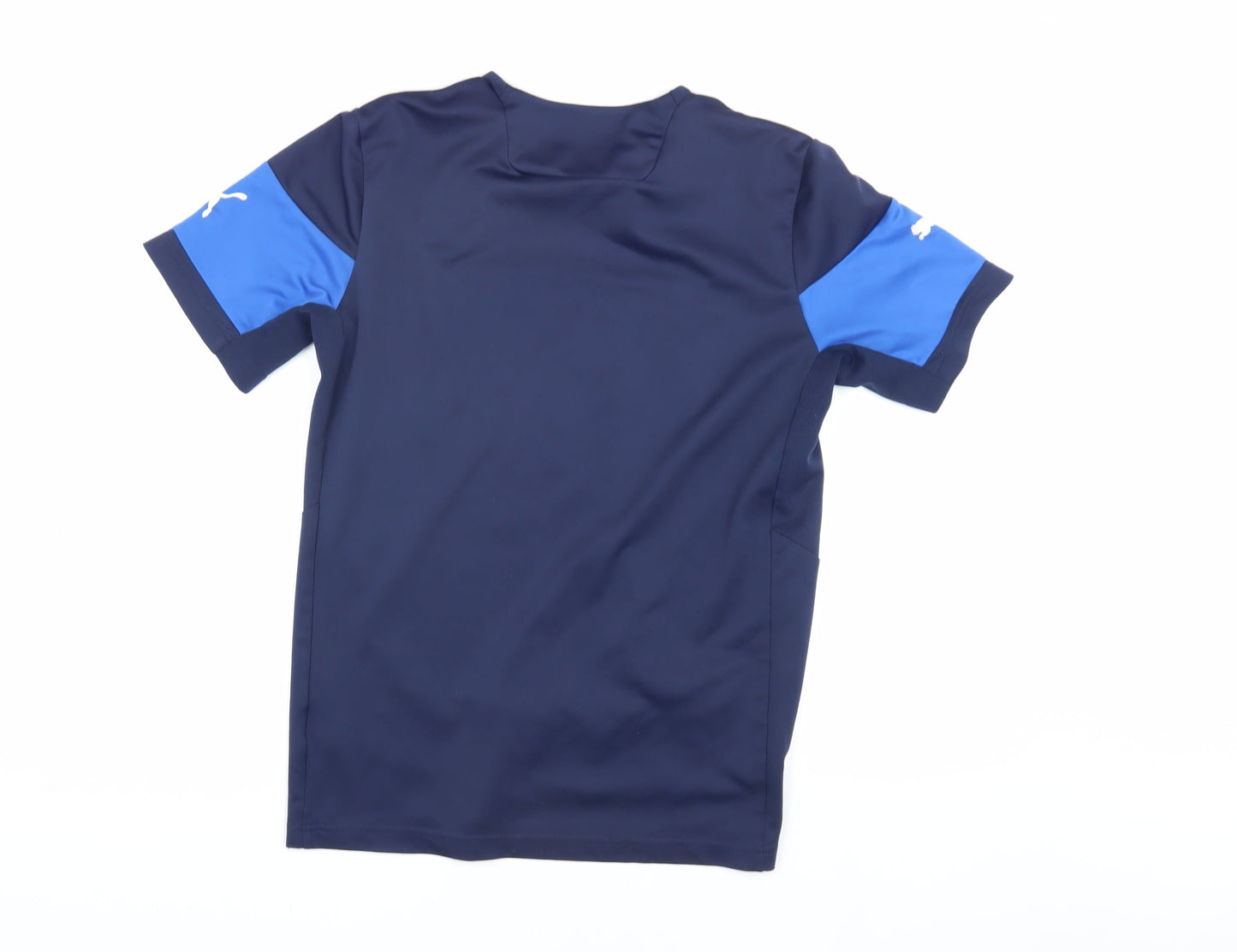 Puma Boys Blue Football Jersey T-Shirt - Size M