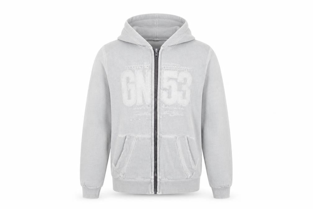 Geographical Norway Men's Grey Hooded Jacket S