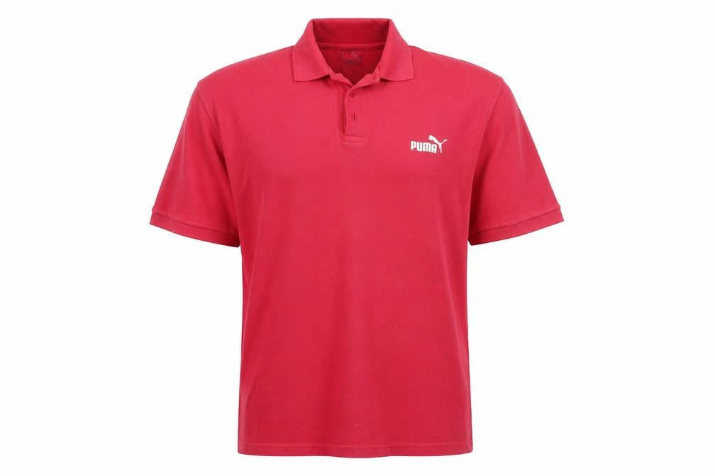 Puma Men's Red Polo Shirt Size L