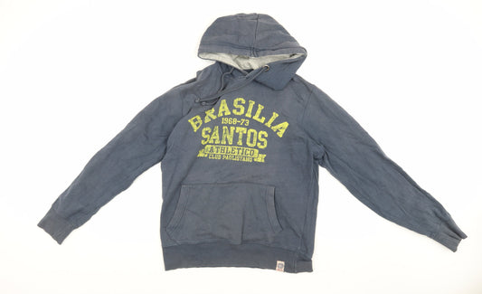 Deluxe Laundry Men's Blue Graphic Hoodie S