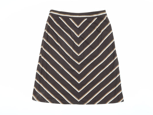 Banana Republic Women's Brown A-Line Skirt Size 12