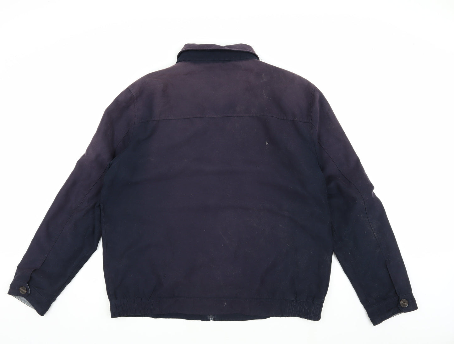 Atlantic Bay Men's Blue XL Basic Jacket with Zip