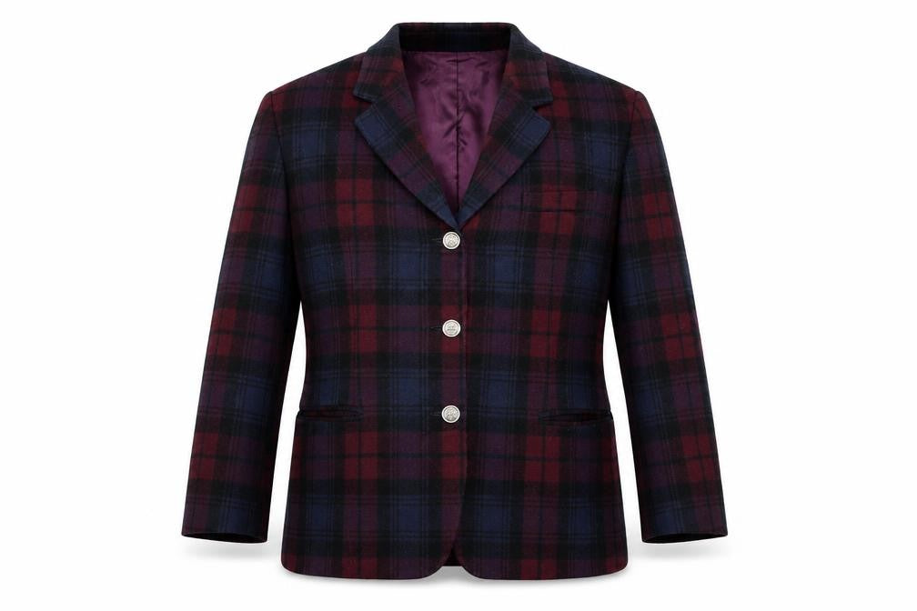 Krizia Jeans Men's Multicoloured Plaid Blazer UK 38, Vintage