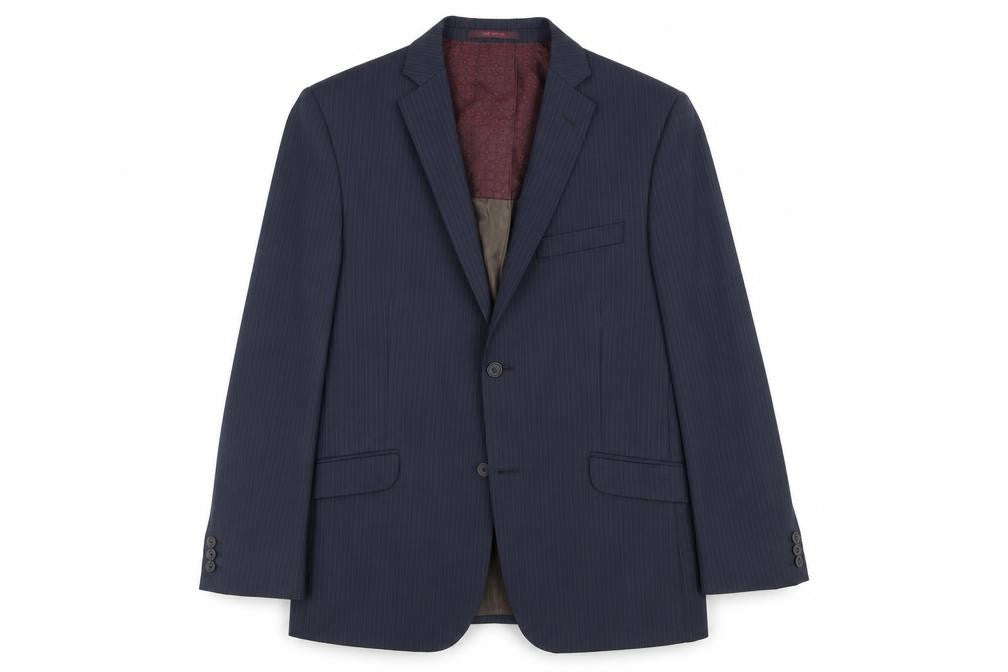 Mens 40 Chest Regular Ted Baker Blue Two-Button Blazer