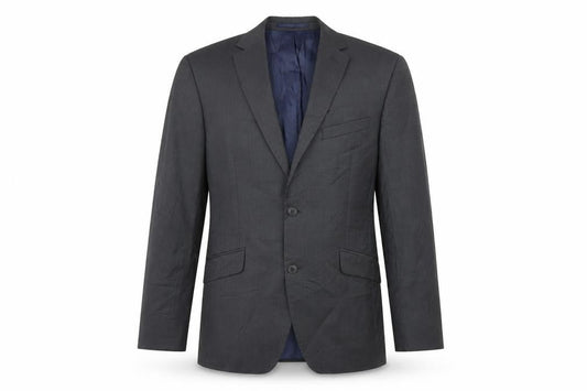 Mens 40 Chest Regular Austin Reed Grey Two-Button Blazer