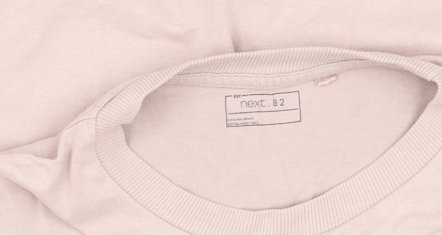 NEXT Boys Pink T-Shirt, 16 Years, Casual Cotton Basic