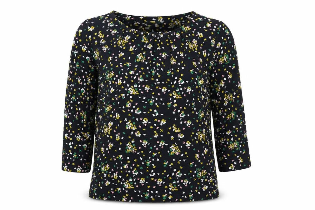 Womens UK Size S Hobbs Black Polyester Blouse