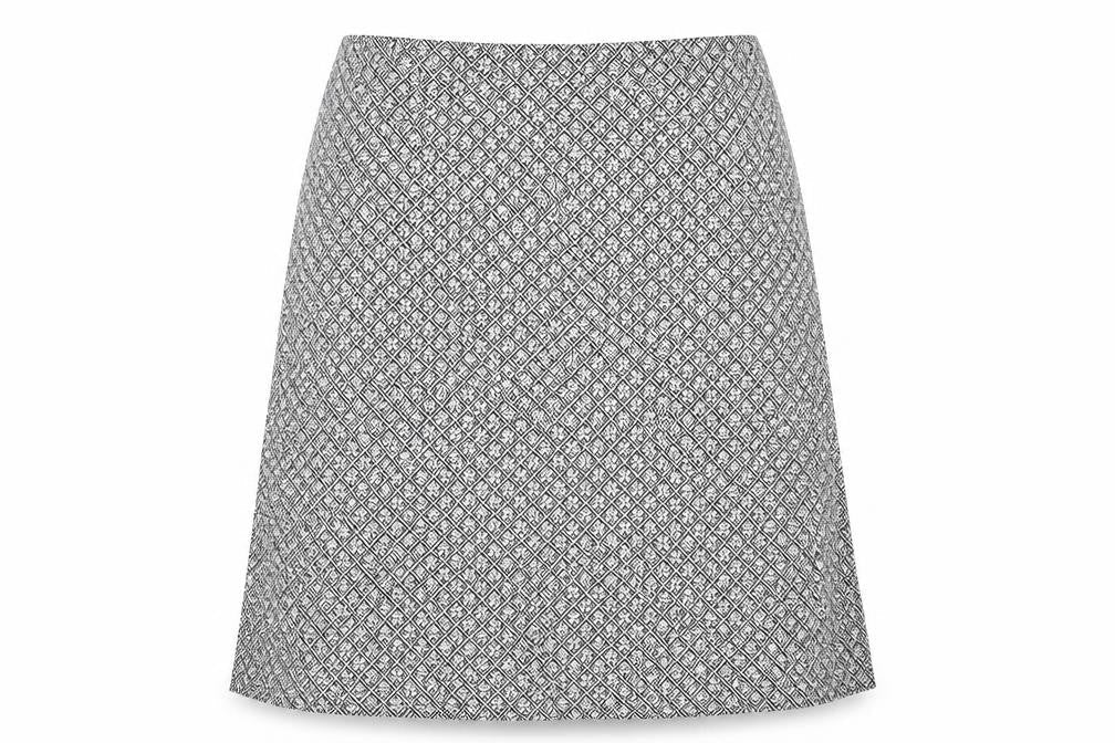 Marks and Spencer Women's A-Line Geometric Skirt, Size 22