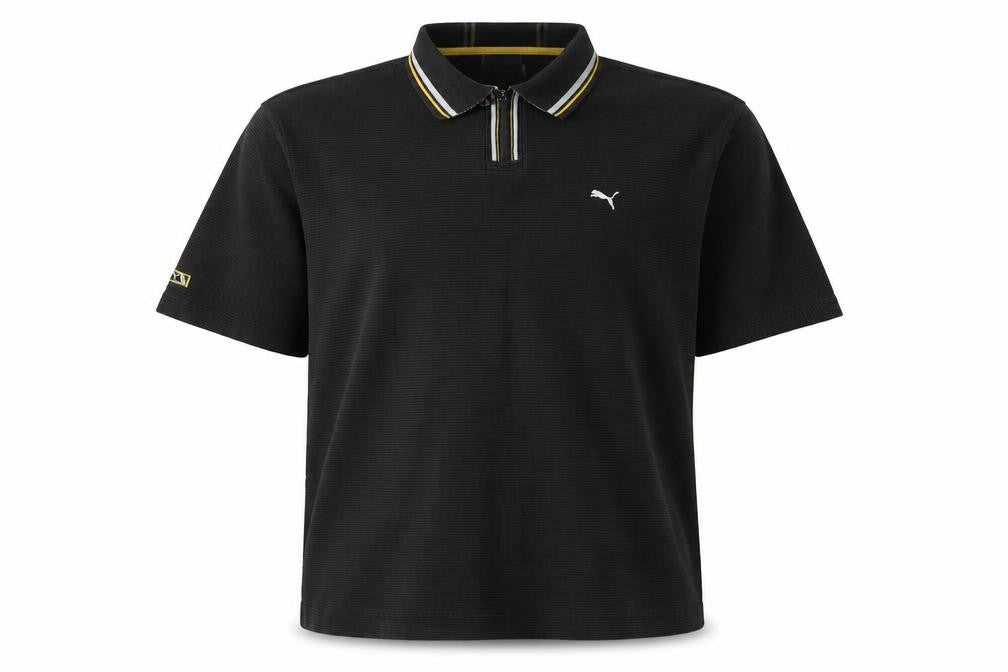 Puma Men's Black Polo Shirt L Collared Casual