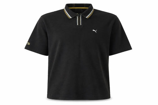 Puma Men's Black Polo Shirt L Collared Casual