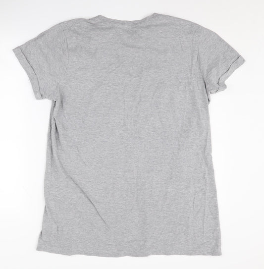 Stranger Things Unisex Grey M T-Shirt