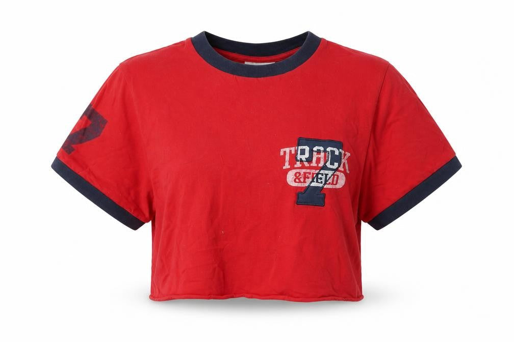 Unisex Adultss UK Size S Nike Red 100% Cotton T-Shirt