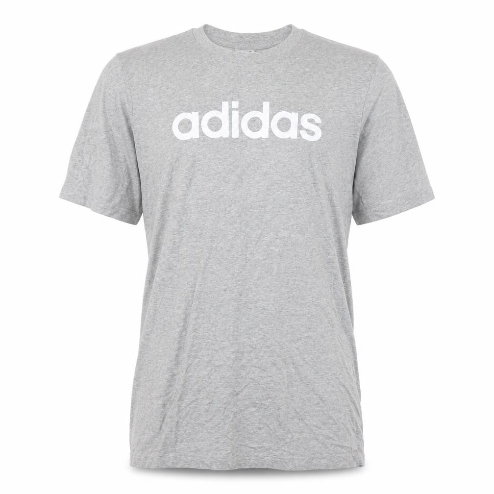 Mens UK Size L adidas Grey  Cotton T-Shirt