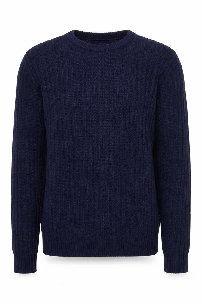 Marks and Spencer Men's Blue Knit Pullover, M