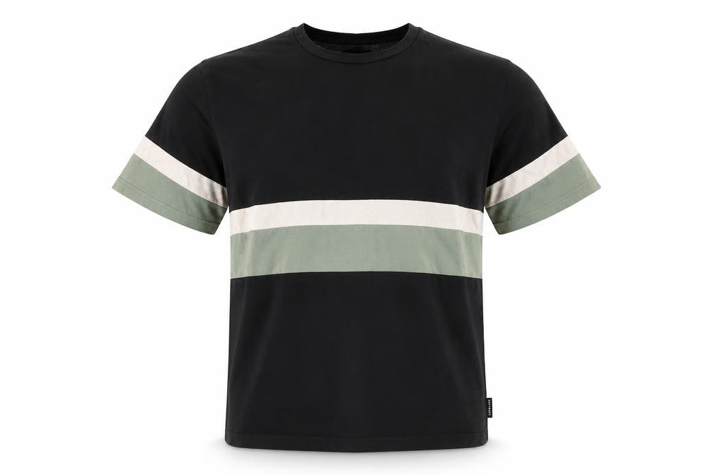 D/Struct Men's XL Black Colourblock T-Shirt