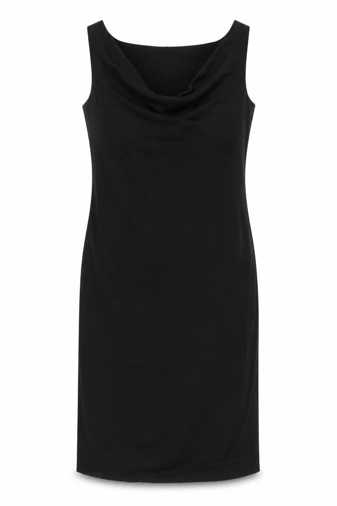 Dorothy Perkins Women's Black Cowl Neck Sheath Dress, Size 12