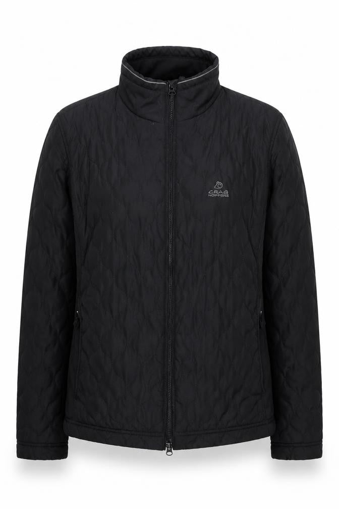 Womens UK Size 12 Regular Craghoppers Black Polyester Jacket