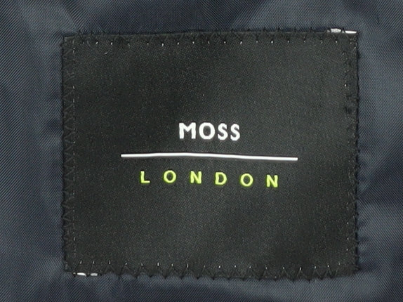 Moss London Men's Blue Blazer Size 40L
