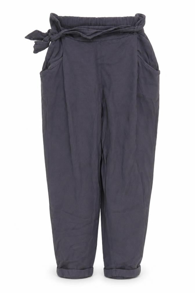 New Look Grey Paperbag Trousers, Size 6, Women’s Casual