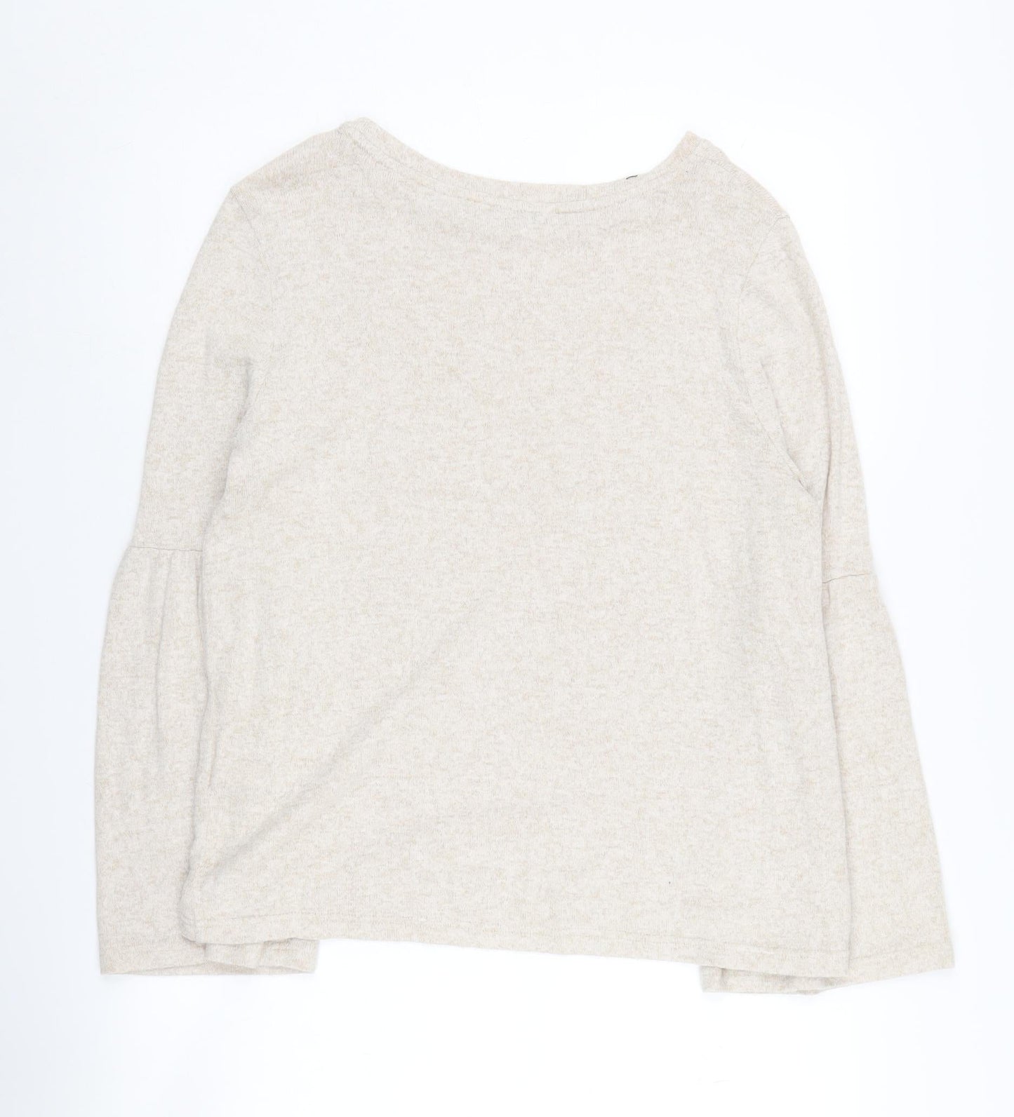 Only Women's Beige Jumper M Crew Neck Knit Casual