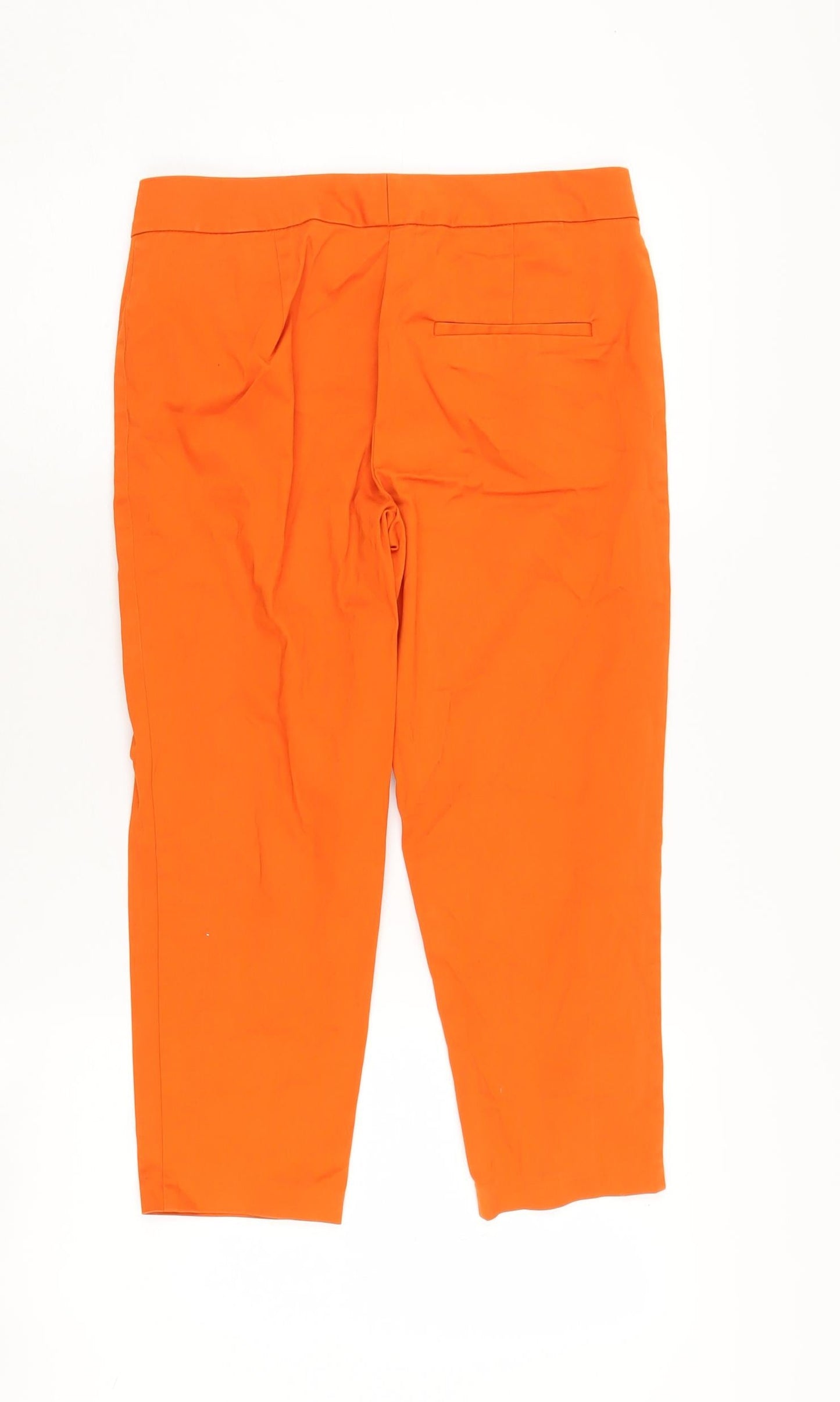 Marks and Spencer Women's Orange Trousers Size 6